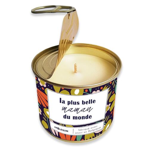 Bougie "La plus belle maman du monde" (Lily)