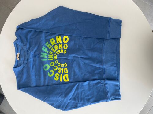 Sweat vintage bleu disco Inferno L