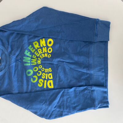 Inferno L disco blue vintage sweatshirt