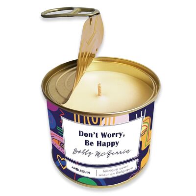 Candle "Don't worry, be happy" (Victory)