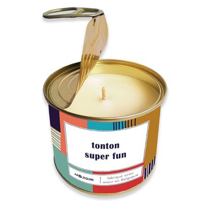 Candle "Tonton super fun" (Léon)