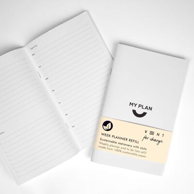 Planner/Journal ricarica singola - Il mio piano