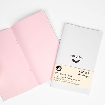 Planner/Journal single Refill - Coloured Paper