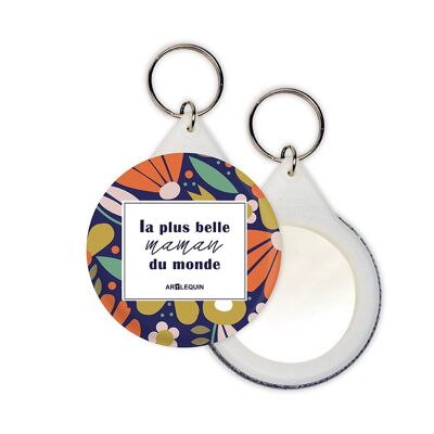 Porte-clés "la plus belle maman du monde" (Lily)