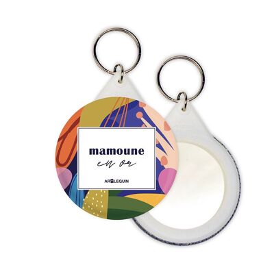 "Golden mamoune" key ring (Zoé)