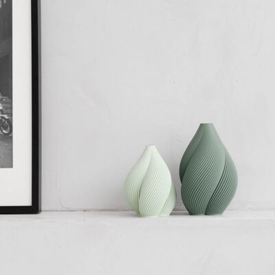 Venus 2 Vase | recycelte Materialien | inkl. Glaseinsatz | 16 Farben | recycelbar | klimaneutral | Deko | Frühling | Sommer