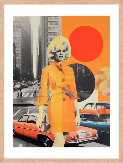 Affiche - 60's Collages 01 (30x40 cm) - Hartman AI