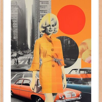 Affiche - 60's Collages 01 (30x40 cm) - Hartman AI