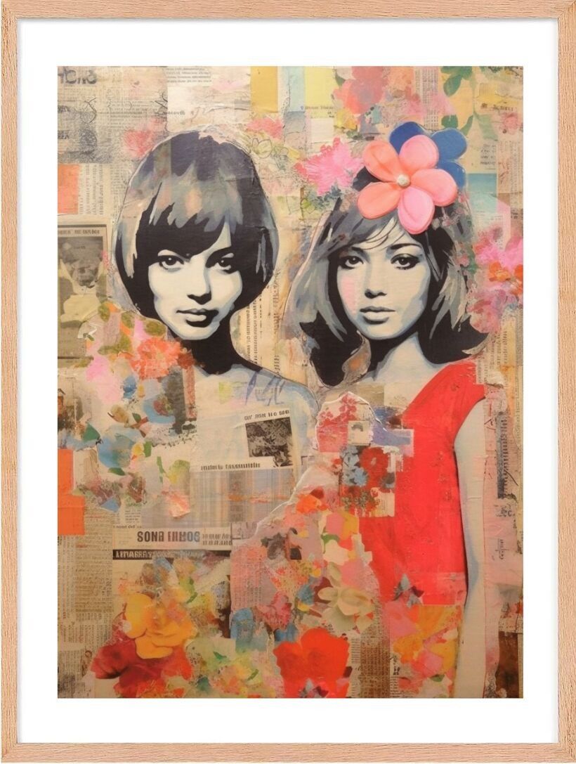 Poster – 60er Jahre Collagen 03 (30 x 40 cm) – Hartman AI