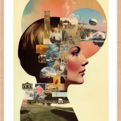 Poster - Collage anni '60 04 (30x40 cm) - Hartman AI