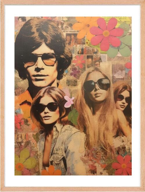 Affiche - 60's Collages 08 (30x40 cm) - Hartman AI