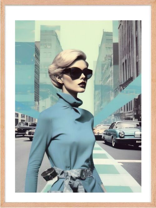 Affiche - 60's Collages 09 (30x40 cm) - Hartman AI