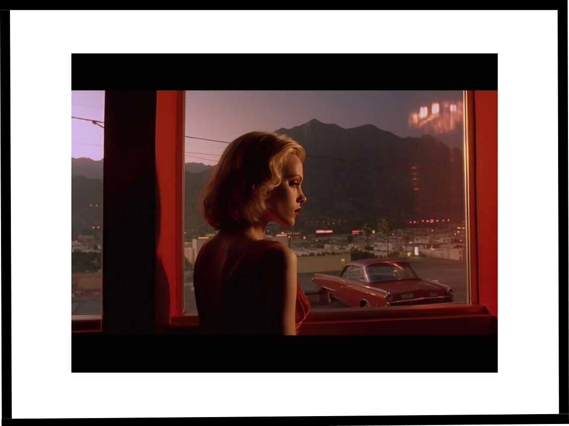 Poster – Lost Roads to Hollywood 02 (30 x 40 cm) – Hartman AI