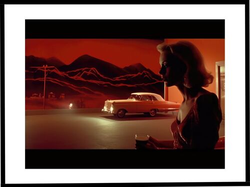 Affiche - Lost Roads to Hollywood 03 (30x40 cm) - Hartman AI
