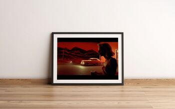 Affiche - Lost Roads to Hollywood 03 (30x40 cm) - Hartman AI 3