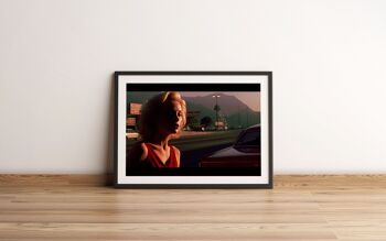 Affiche - Lost Roads to Hollywood 05 (30x40 cm) - Hartman AI 3