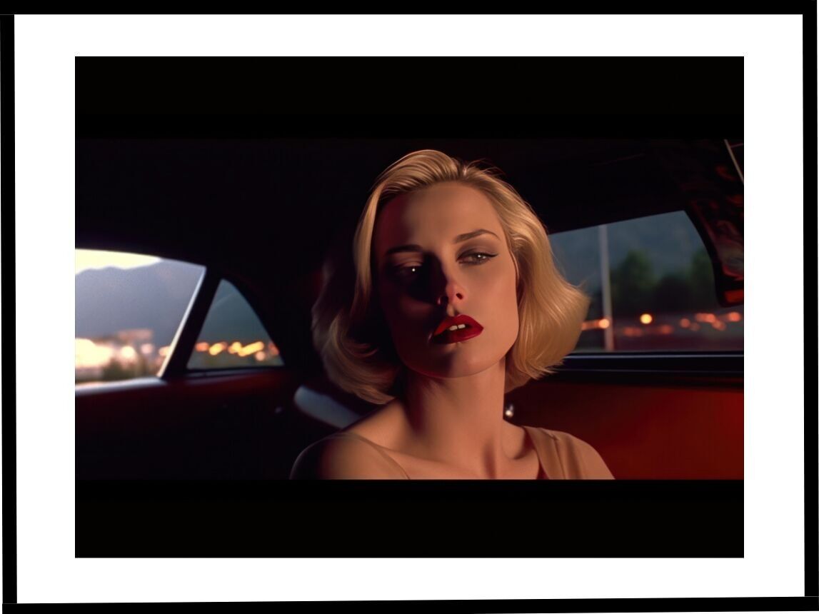 Poster - Lost Roads to Hollywood 06 (30x40 cm) - Hartman AI