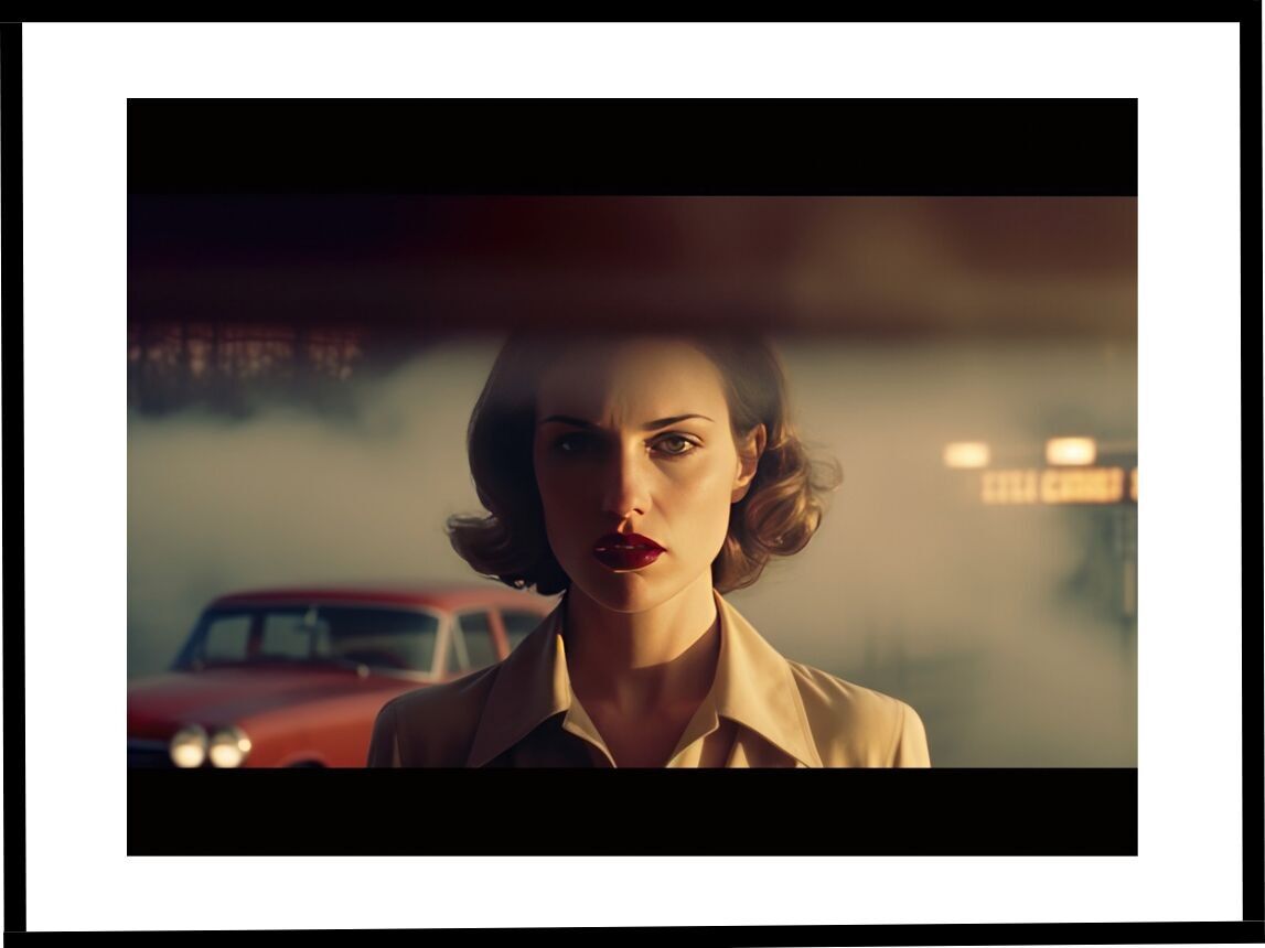 Poster – Lost Roads to Hollywood 10 (30 x 40 cm) – Hartman AI