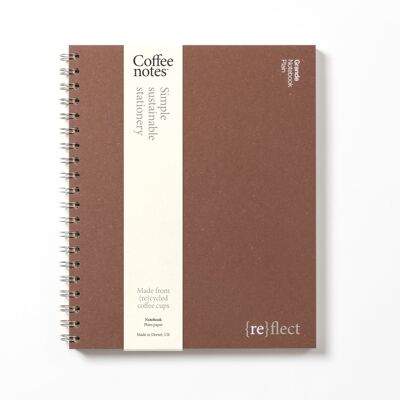 Cahier à reliure spirale bière