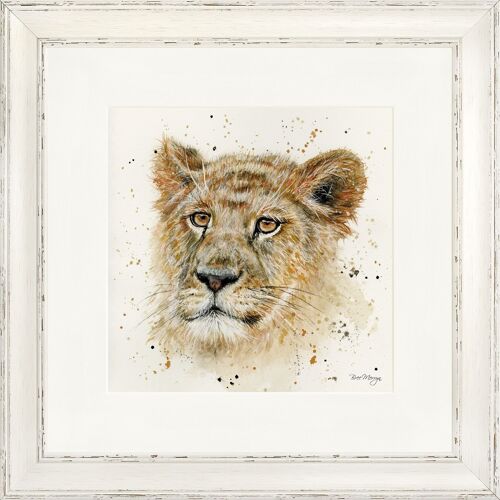 Lorna Classic Framed Print - Antique Taupe