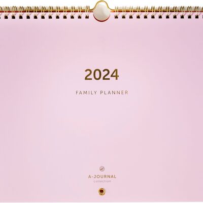 A-Journal Family Planner 2024 - Lilac