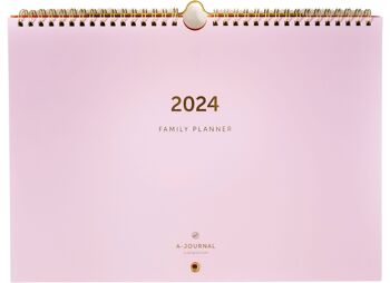 Agenda Familial A-Journal 2024 - Lilas 1