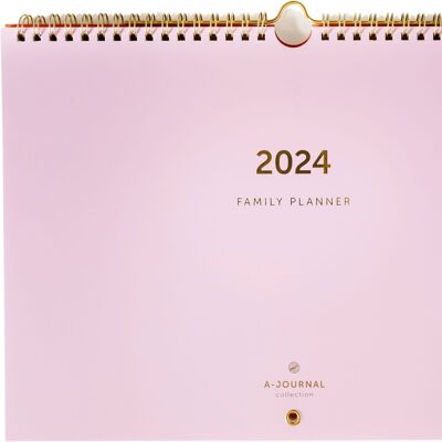 Agenda familiar A-Journal 2024 - Lila