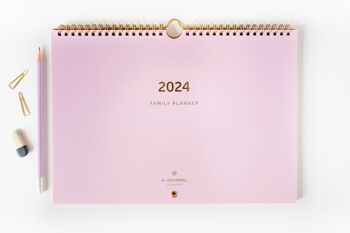 Agenda Familial A-Journal 2024 - Lilas 3