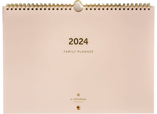A-Journal Family Planner 2024 - Beige