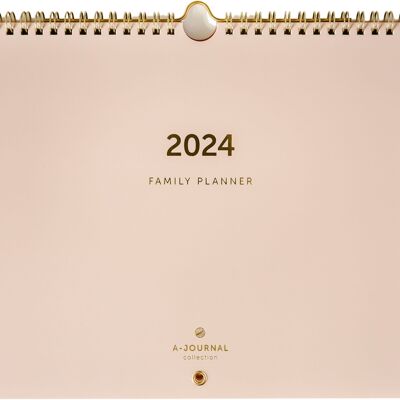 Agenda Familial A-Journal 2024 - Beige