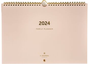 Agenda Familial A-Journal 2024 - Beige 1