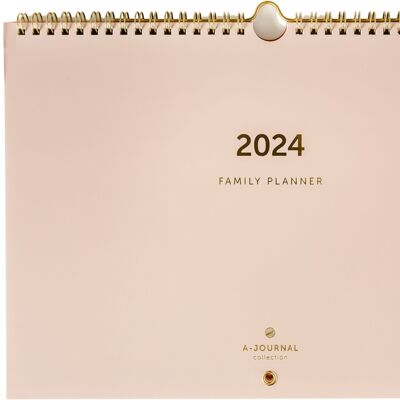 Agenda familiar A-Journal 2024 - Beige