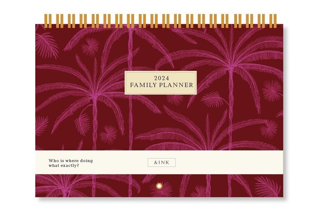 &INK Family Planner 2024 - Mono Fucsia