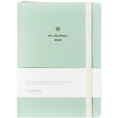 My Journal Diary 2024 - Verde Menta
