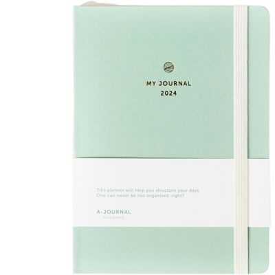 My Journal Diary 2024 - Mint Green