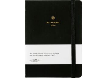 Mon Journal Agenda 2024 - Noir 1