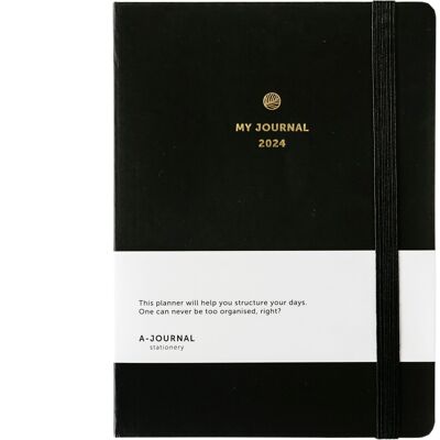 Mein Tagebuch 2024 – Schwarz