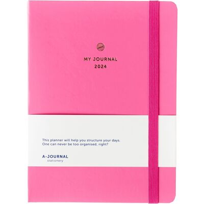 Mon Journal Agenda 2024 - Rose