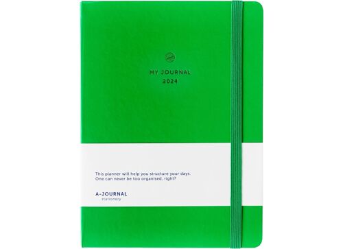 My Journal Diary 2024 - Bright Green