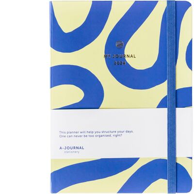 My Journal Diary 2024 - Flow Blue