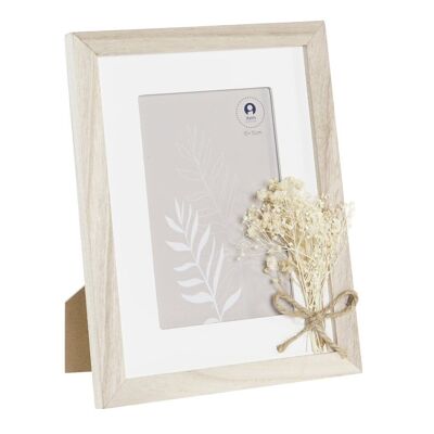 PHOTO FRAME 10X15 PAULOWNIA GLASS 17X1X22 NATURAL MF202371