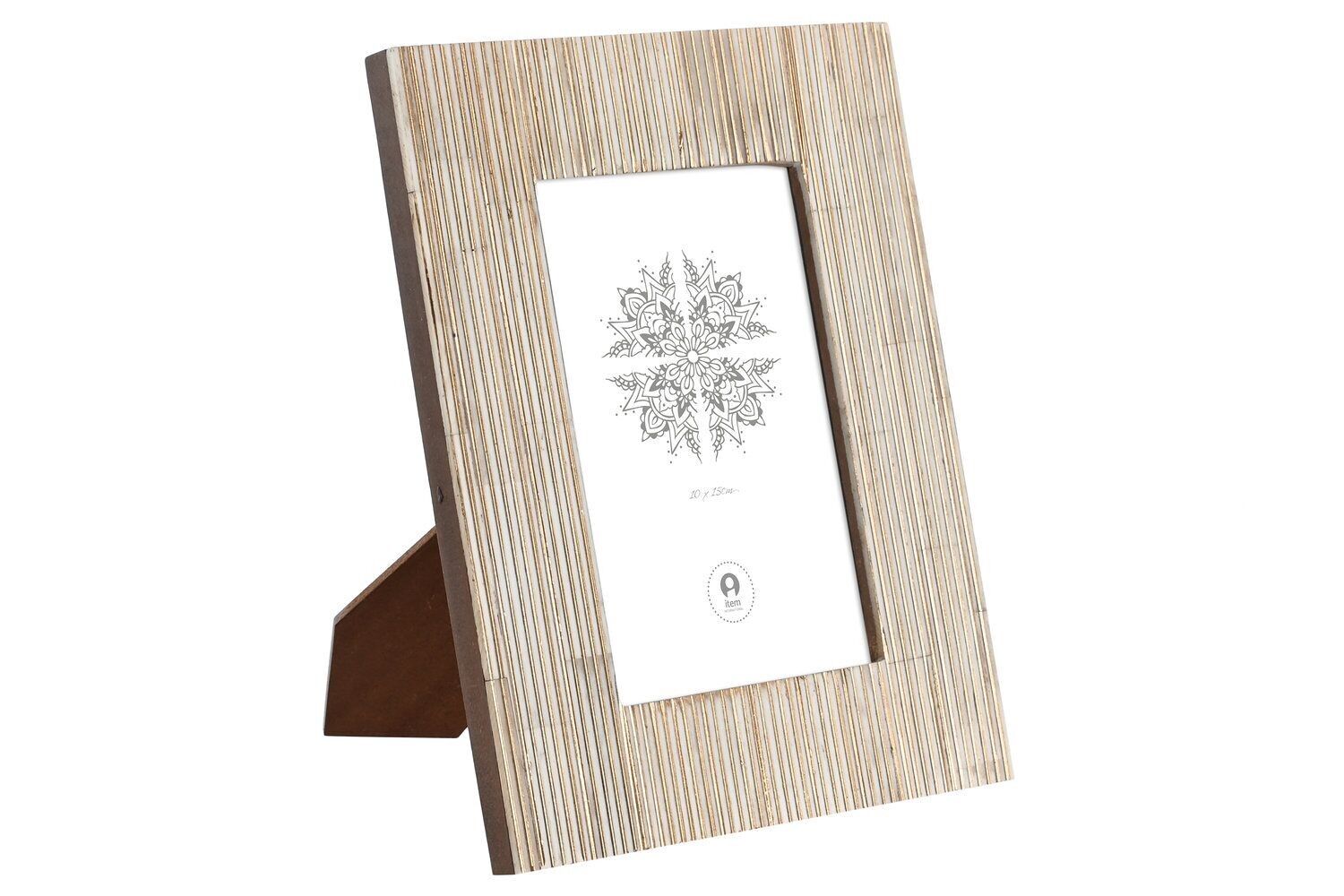 PHOTO FRAME 10X15 BONE RESIN 17X1.8X21.5 CREAM MF204471