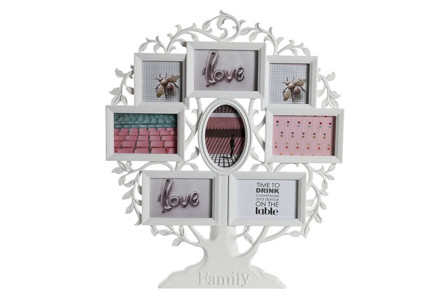 MULTI-PHOTO FRAME PP GLASS 51.5X2X61 8 PHOTOS MF204803