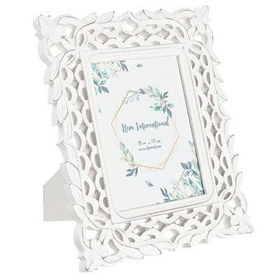 PHOTO FRAME 15X20 MDF GLASS 27X2X32 WHITE MF205200