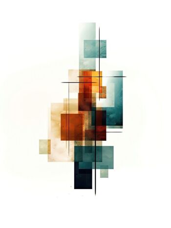 Affiche - Modern Abstract 01 (30x40 cm) - Hartman AI 2