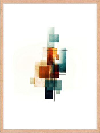 Affiche - Modern Abstract 01 (30x40 cm) - Hartman AI 1
