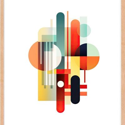 Poster - Astratto moderno 02 (30x40 cm) - Hartman AI