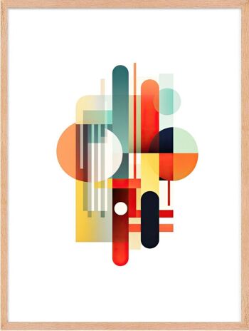 Affiche - Modern Abstract 02 (30x40 cm) - Hartman AI 1