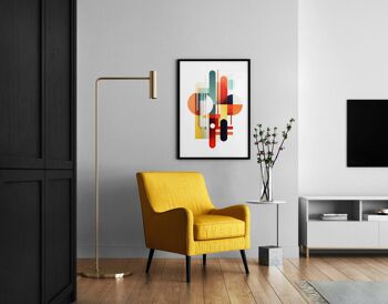 Affiche - Modern Abstract 02 (30x40 cm) - Hartman AI 4