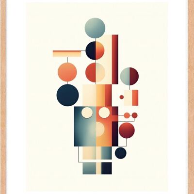 Affiche - Modern Abstract 03 (30x40 cm) - Hartman AI